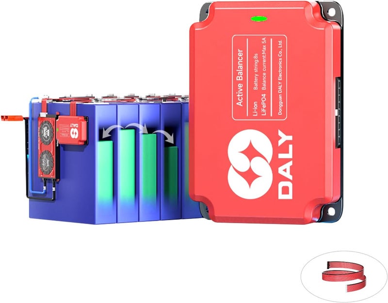 DALY 5A Active Equalizer 8S Active Balancer for Lifepo4 Li-ion Battery Groups Capacitor Balancer - Image 2